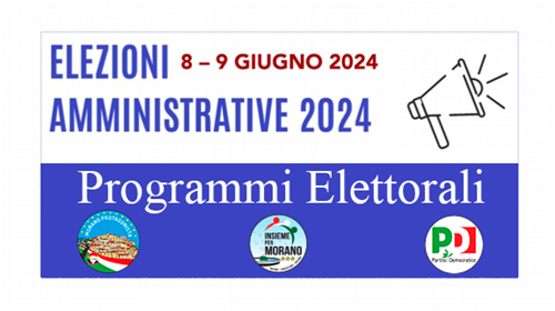 Elezioni amministrative 2024 – Programmi elettorali