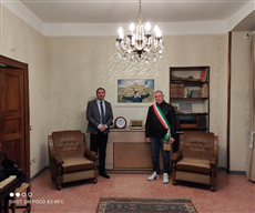 Visita istituzionale del sindaco a Palazzo Marinella