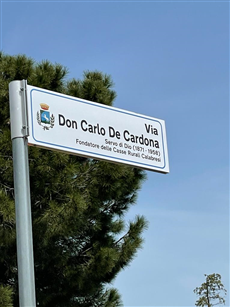 I consiglieri Donadio e Soave a Bisignano per l'intitolazione di una strada a don Carlo De Cardona.