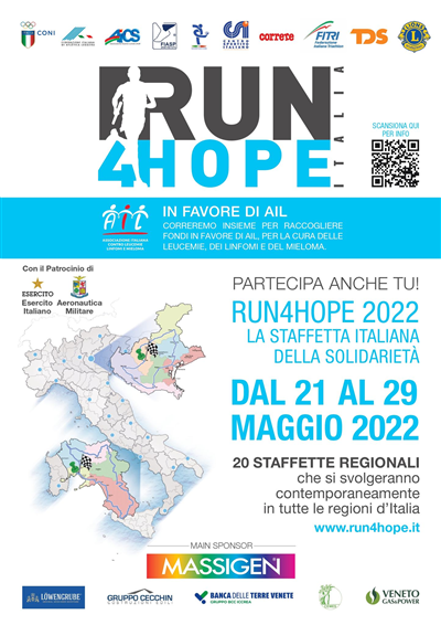 Run4Hope 2022, la corsa della solidarietà parte da Morano il 21 maggio